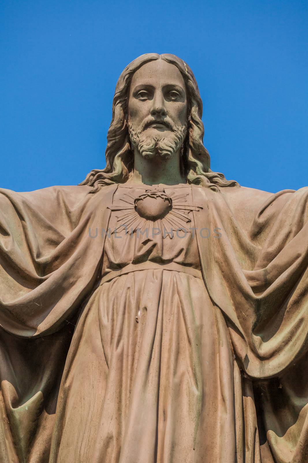 Outdoor Statue of Jesus by aetb
