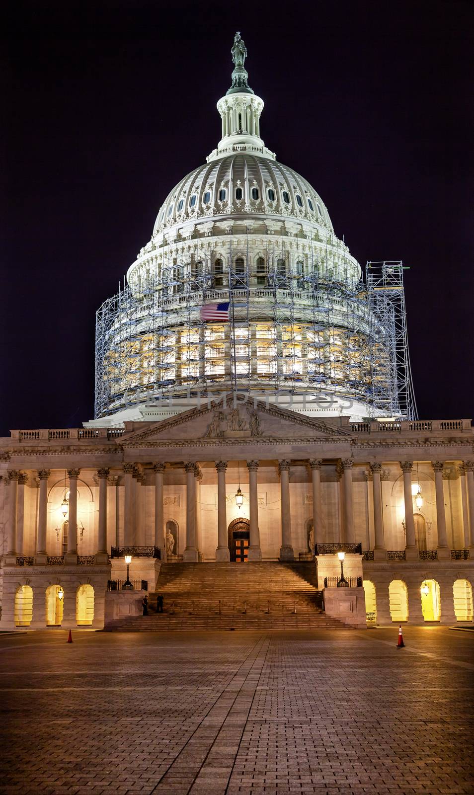 US Capitol North Side Construction Washington DC by bill_perry