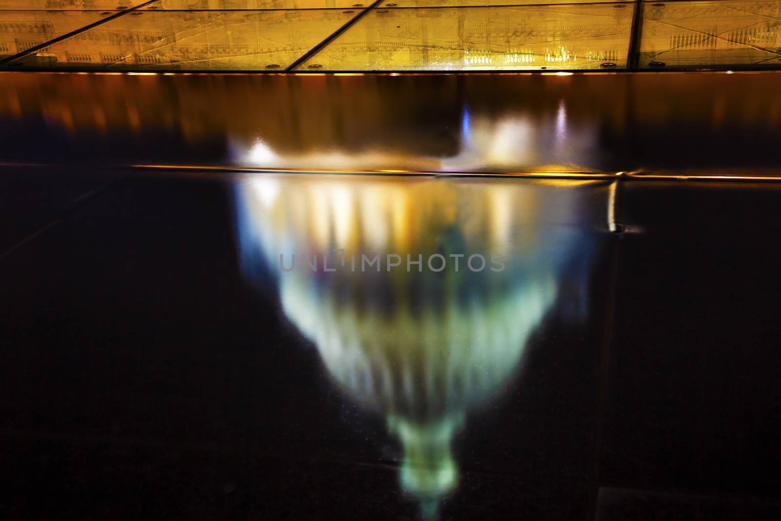 US Capitol Night Washington DC Reflection Abstract by bill_perry