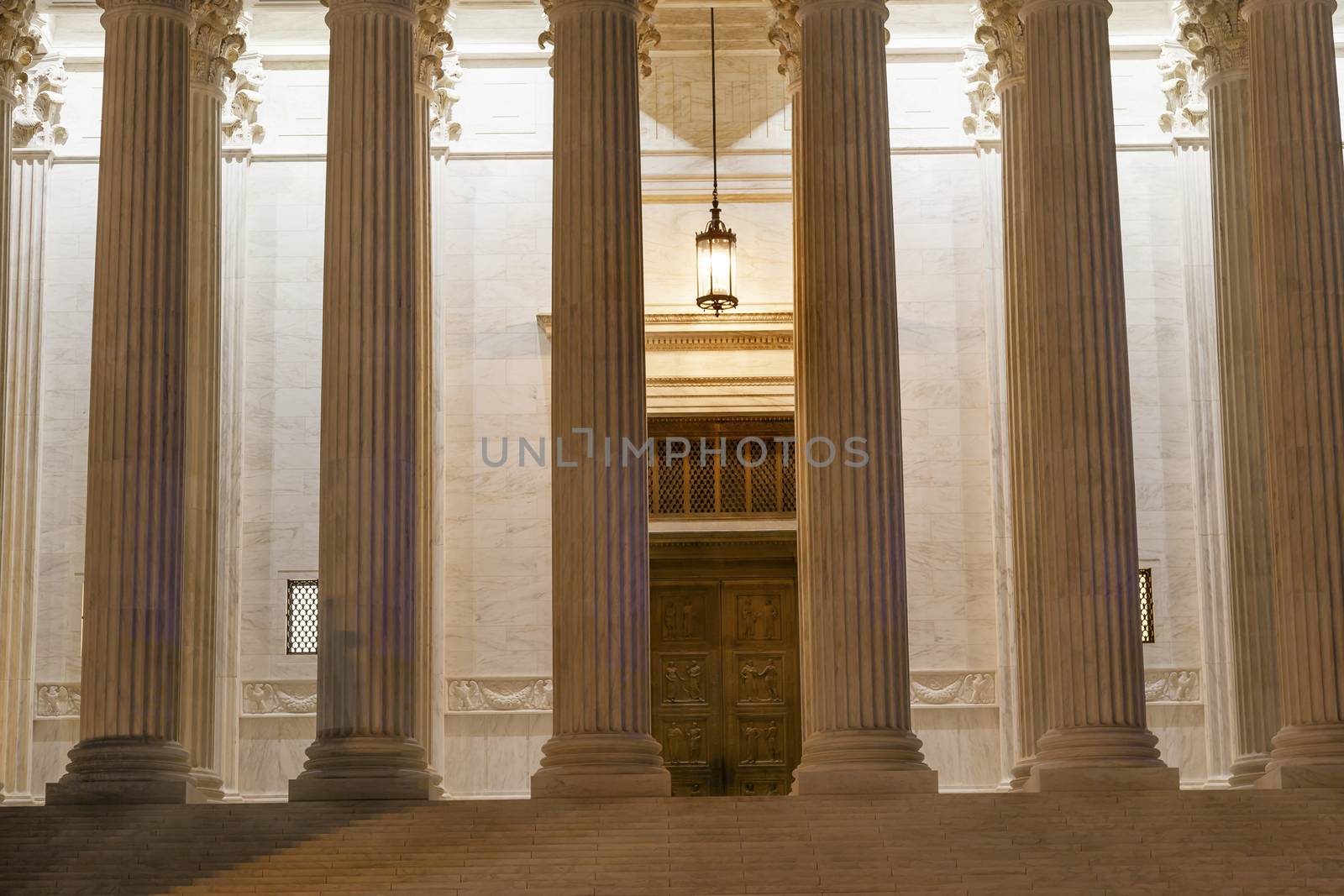 US Supreme Court Colums Door Washington DC