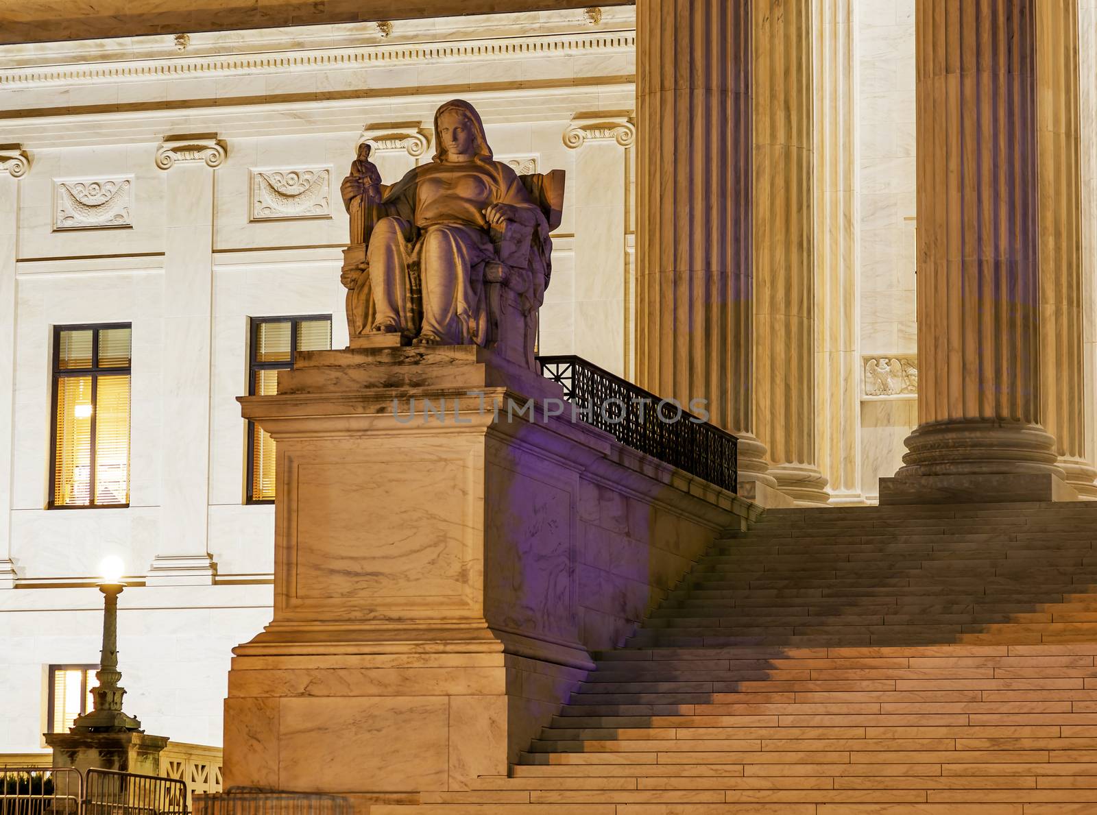 US Supreme Court Statue Capitol Hill Washington DC