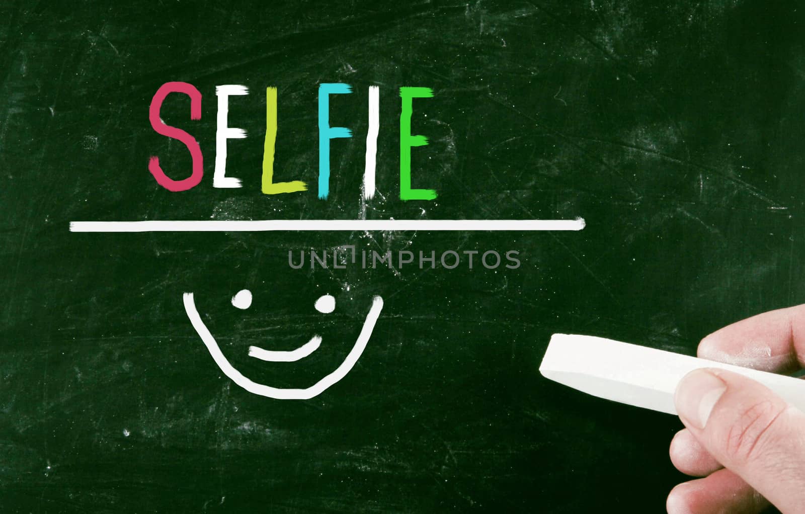 selfie concept