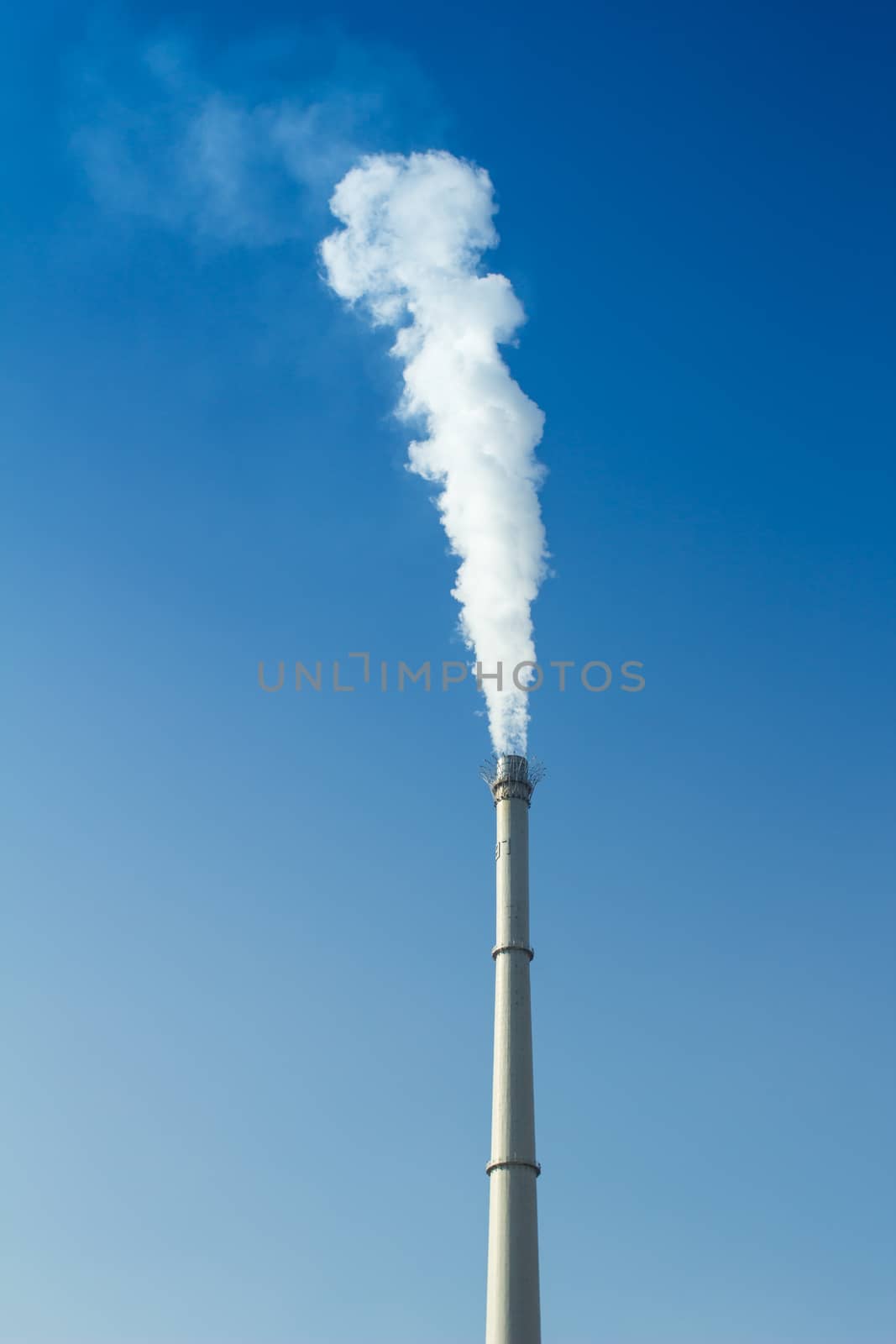 Smoke and chimney,in Beijing