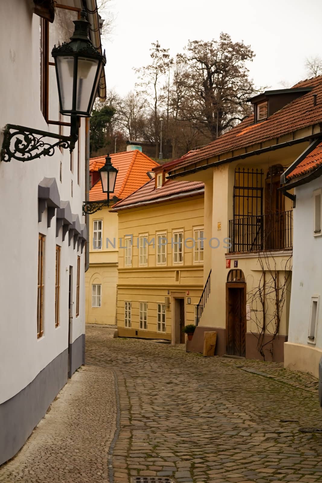 Prague and its red roofs, hidden streets and old houses by Dermot68