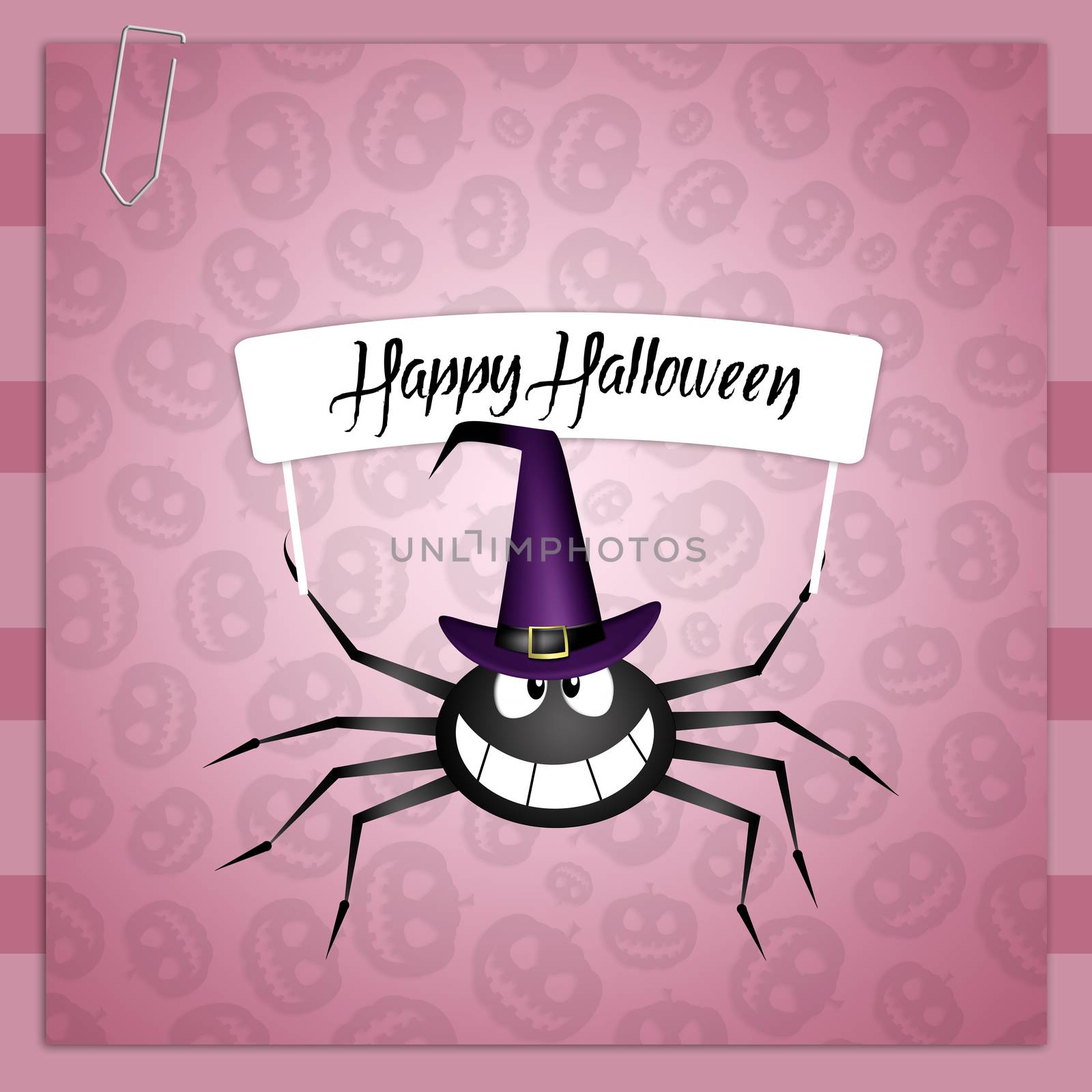 Spider for Happy Halloween