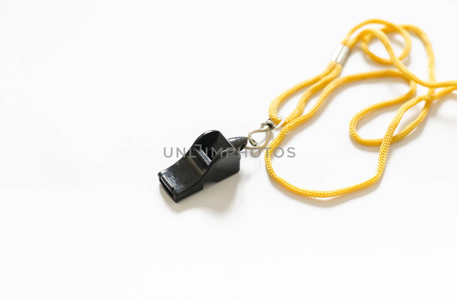 whistle on a white background
