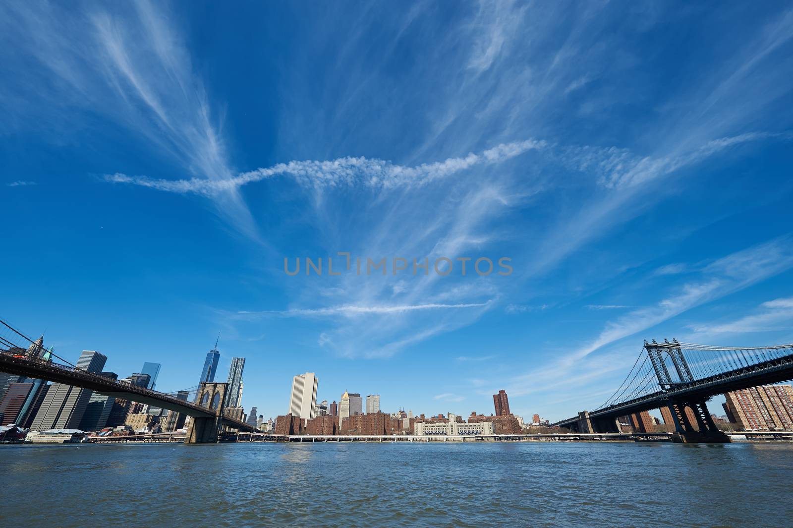 Manhattan skyline view from Brooklyn by haveseen