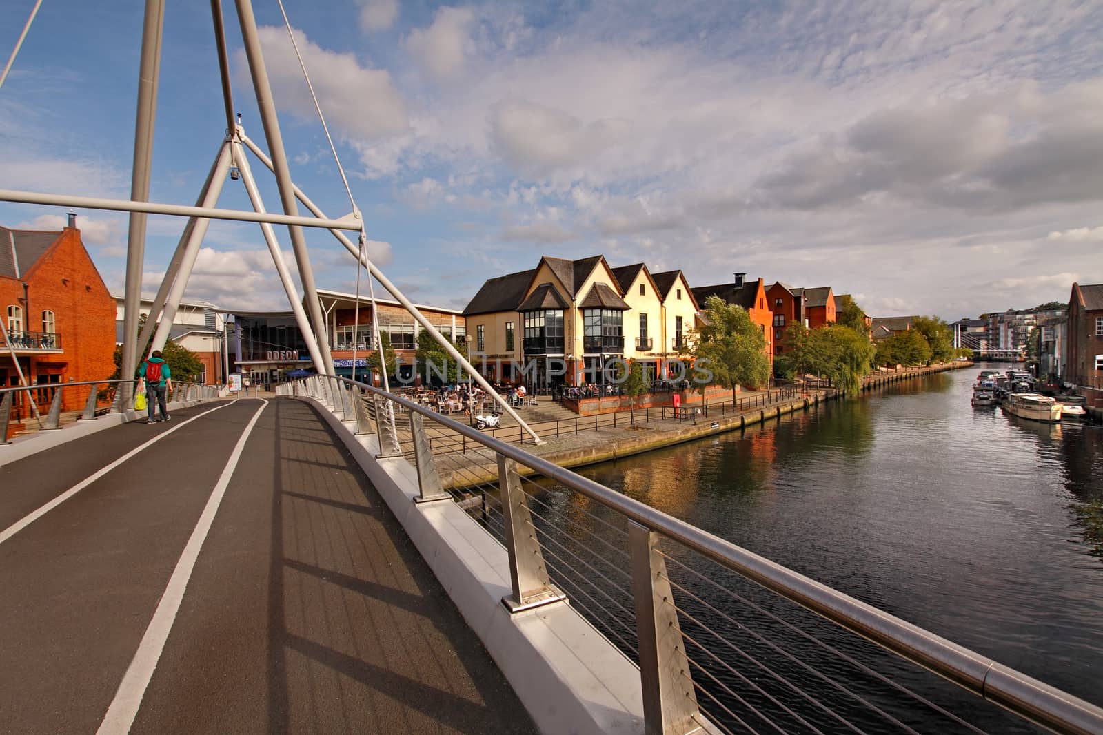 This pedestrian bridge over the river Wensum in Norwich is named after Lady Julian, a 14th century mystic and writer.