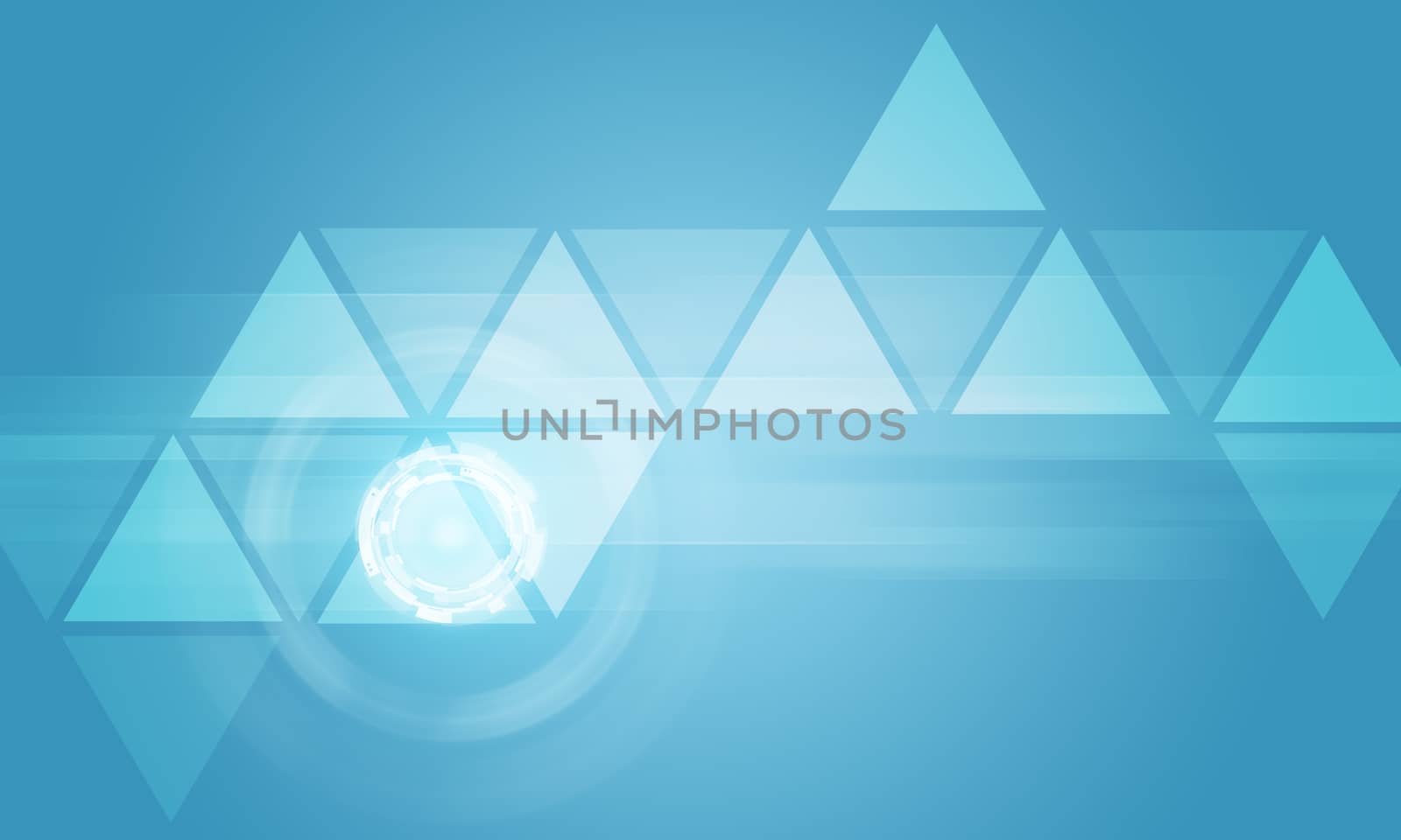 Transparent triangles with glow circles by cherezoff