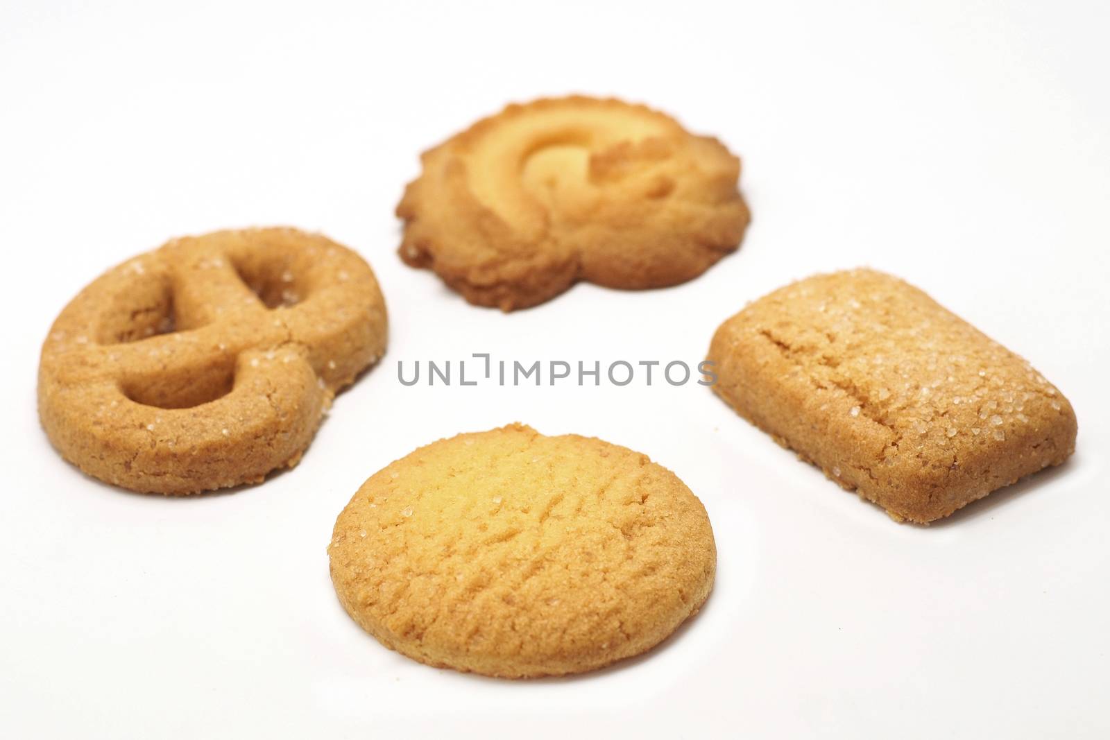 cookie isolated on white background             