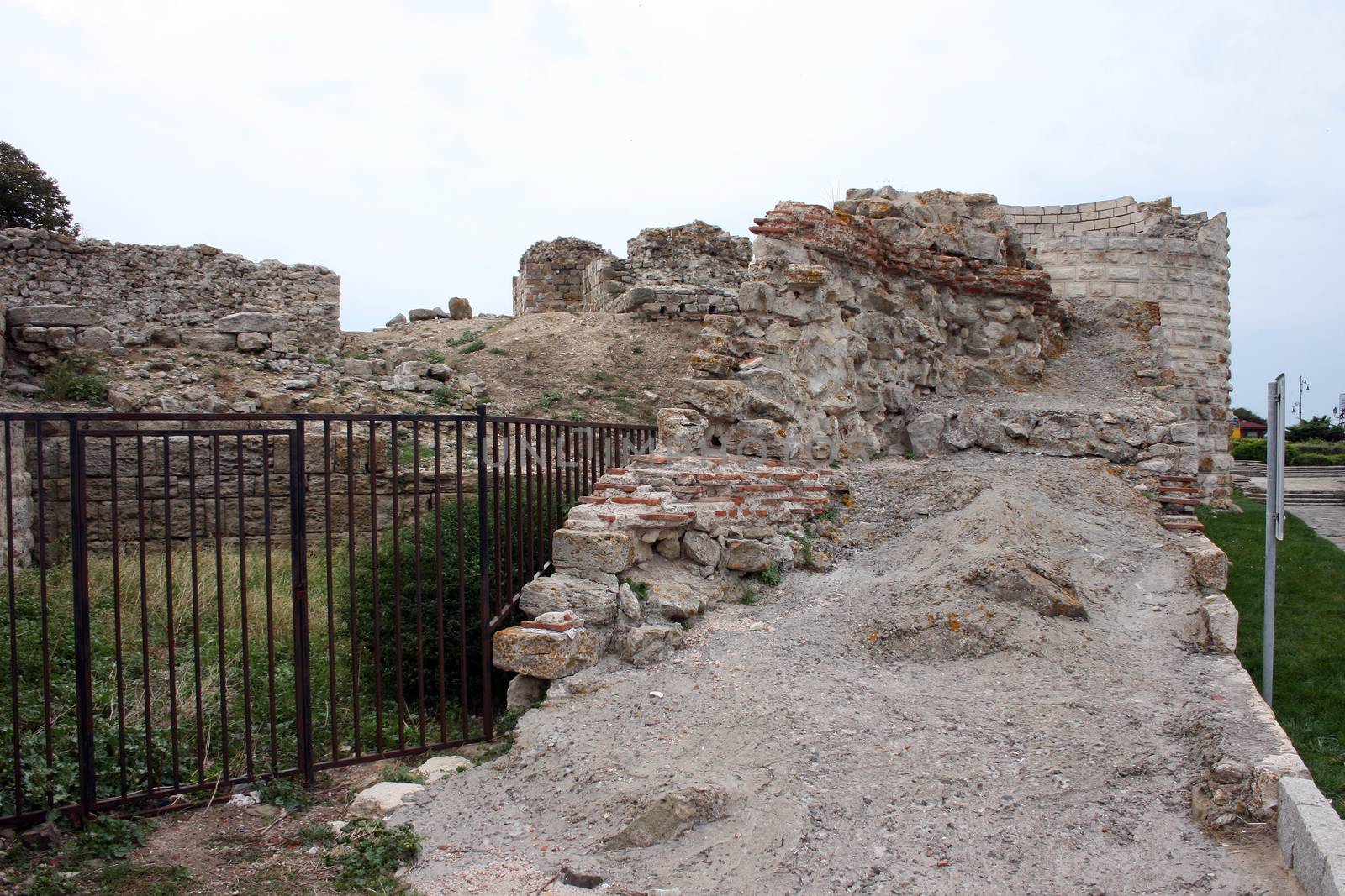FORTIFICATION WALLS in Nessebar. Bulgaria by mimirus