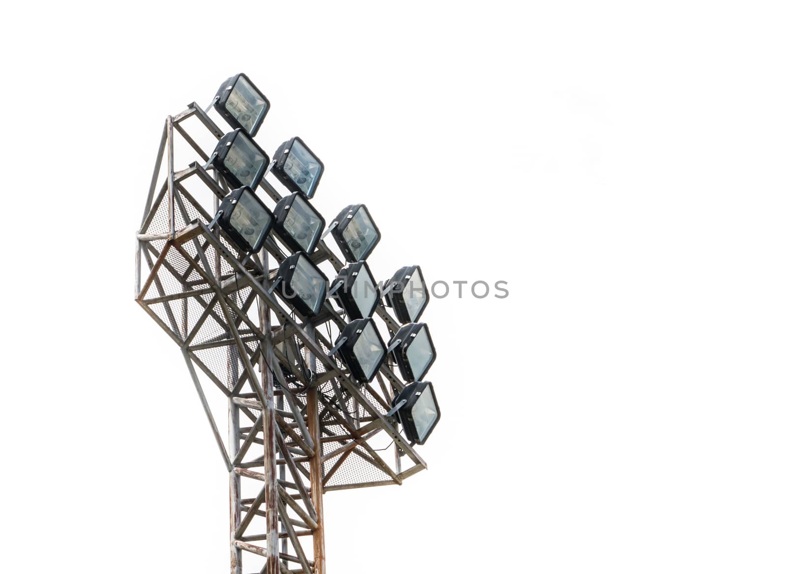 the isolated sportlight on the white background ideal for sport purpose and others