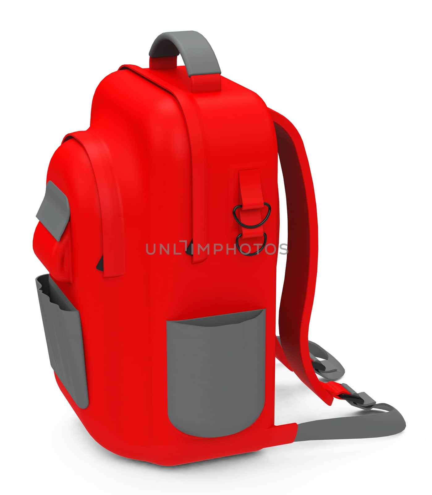 3d generated picture of a backpack