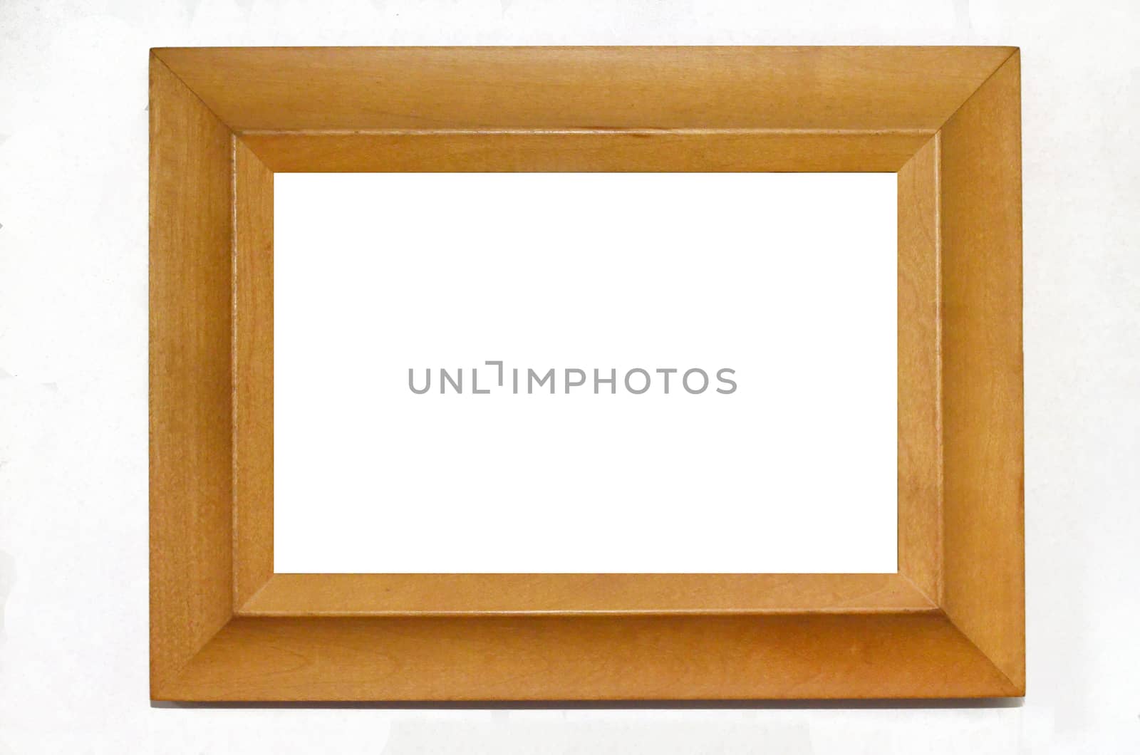 Old Wooden Frame Isolated by siiixth