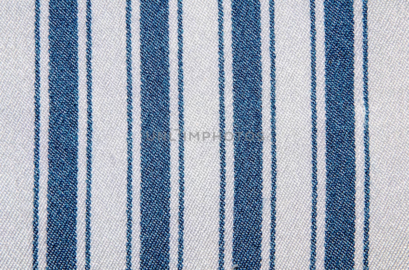 a Blue stripe fabric