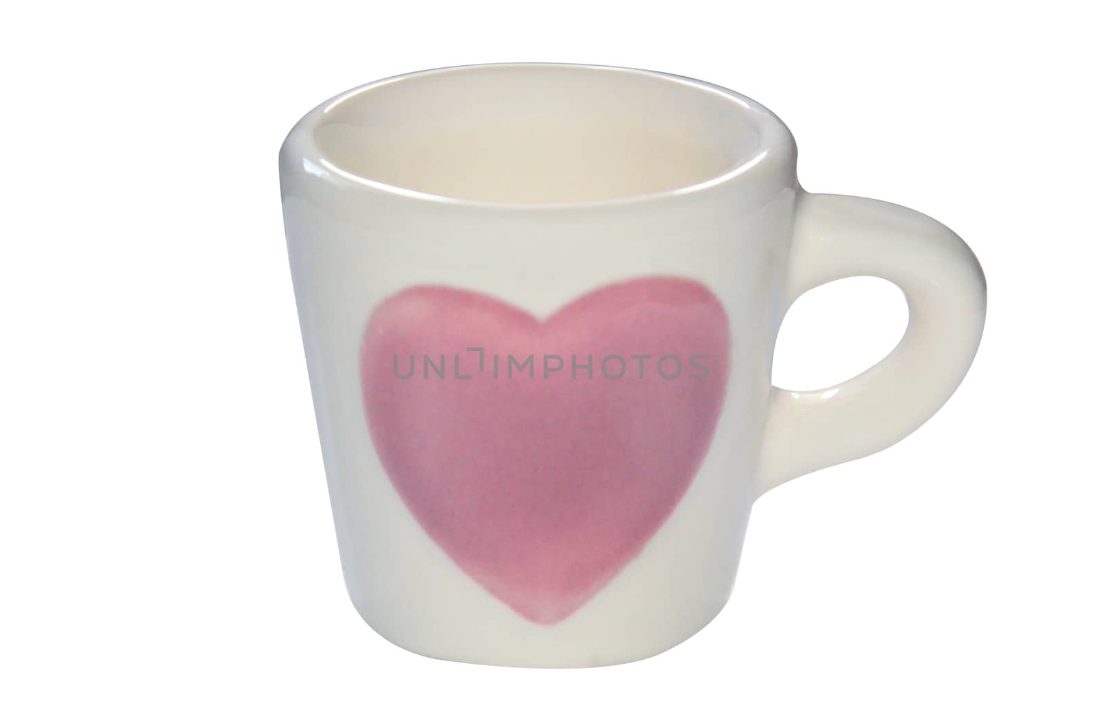 heart on cup