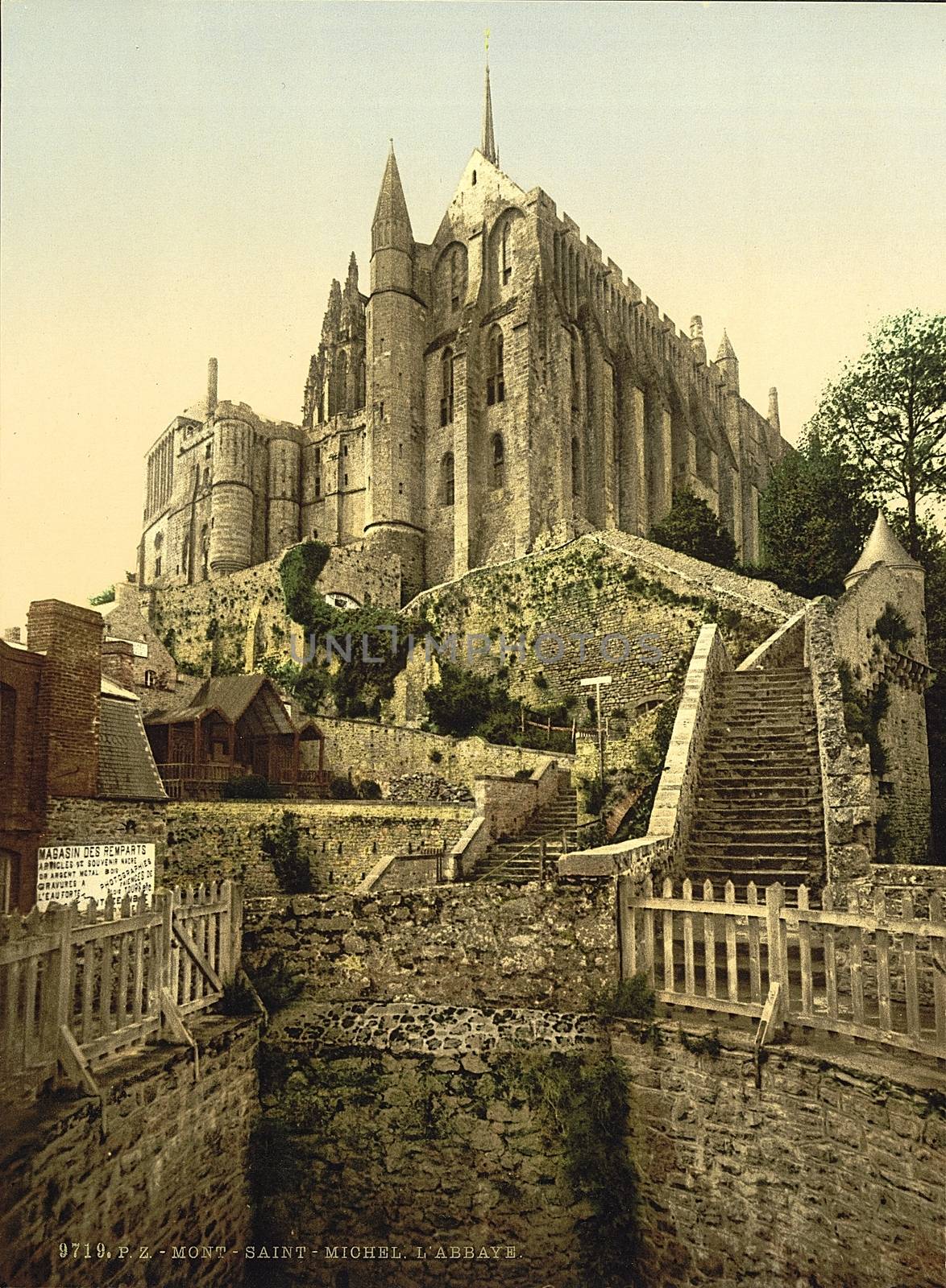 Abbey  Mont St. Michel, France