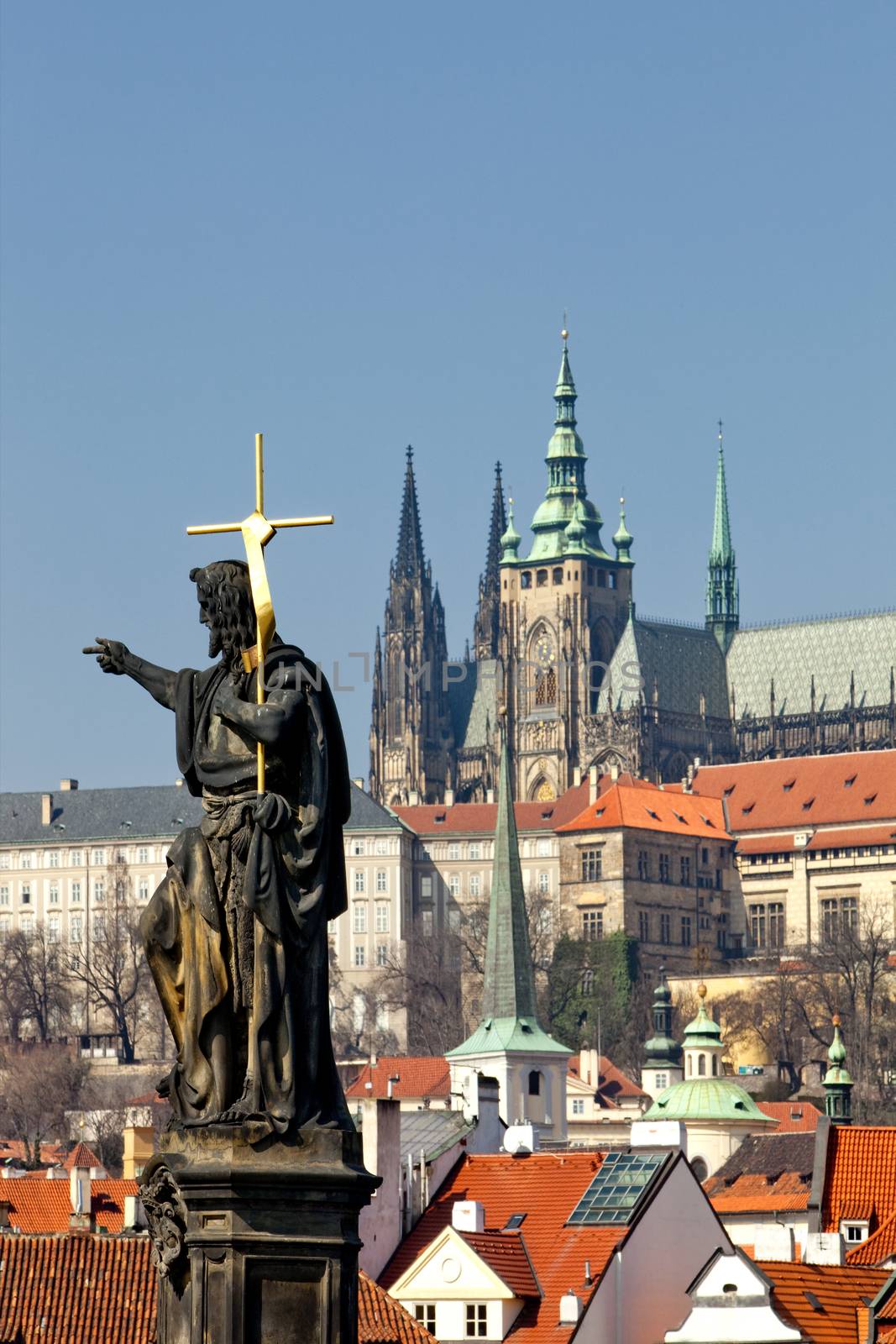 prague, charles bridge by courtyardpix