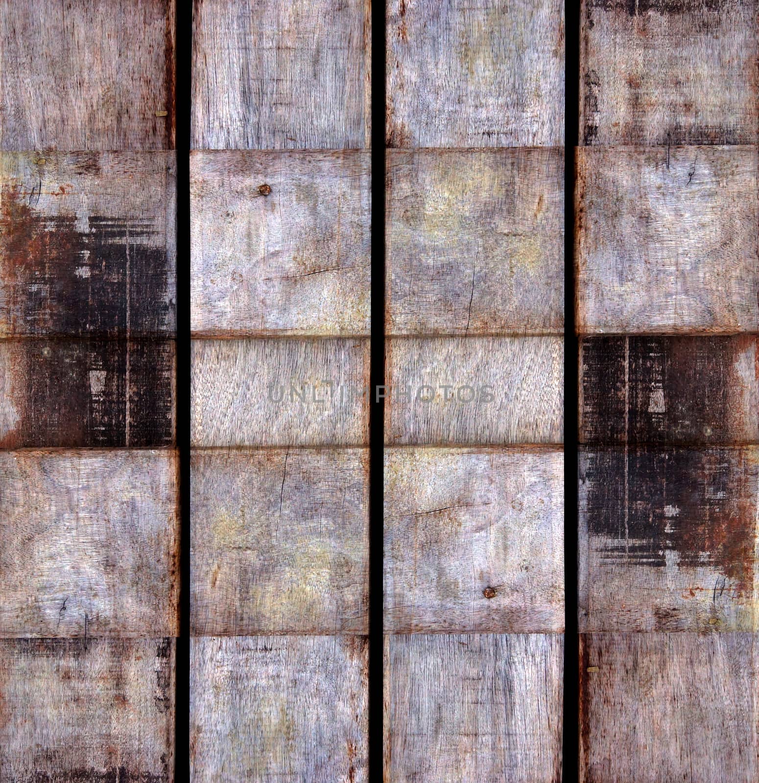 Brown wood plank wall texture background