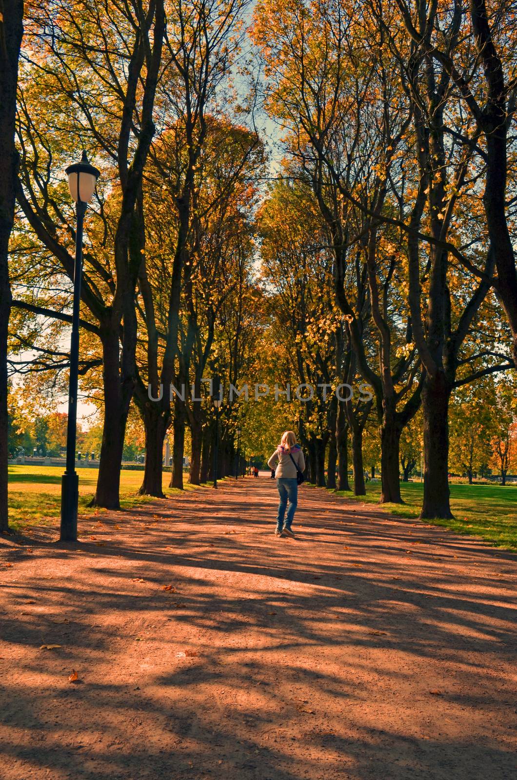 Girl in the park by Nataliaheier