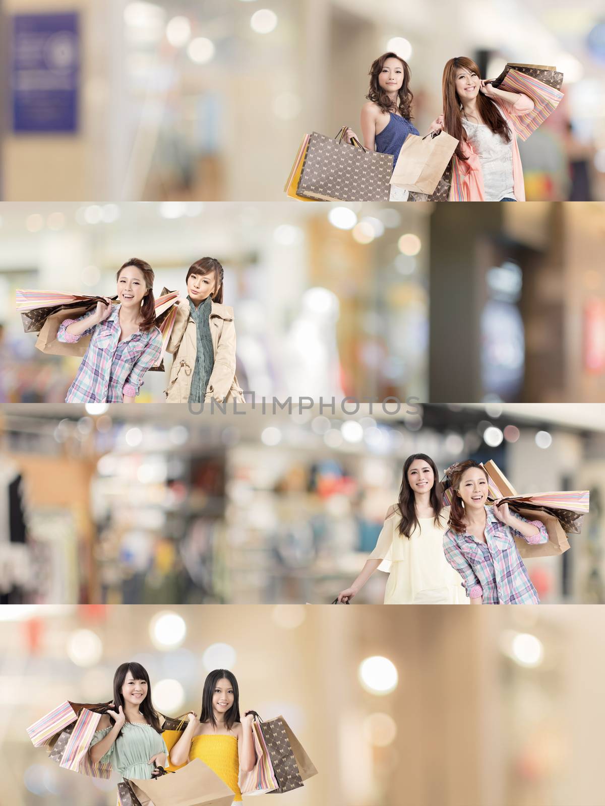 Asian woman shopping by elwynn