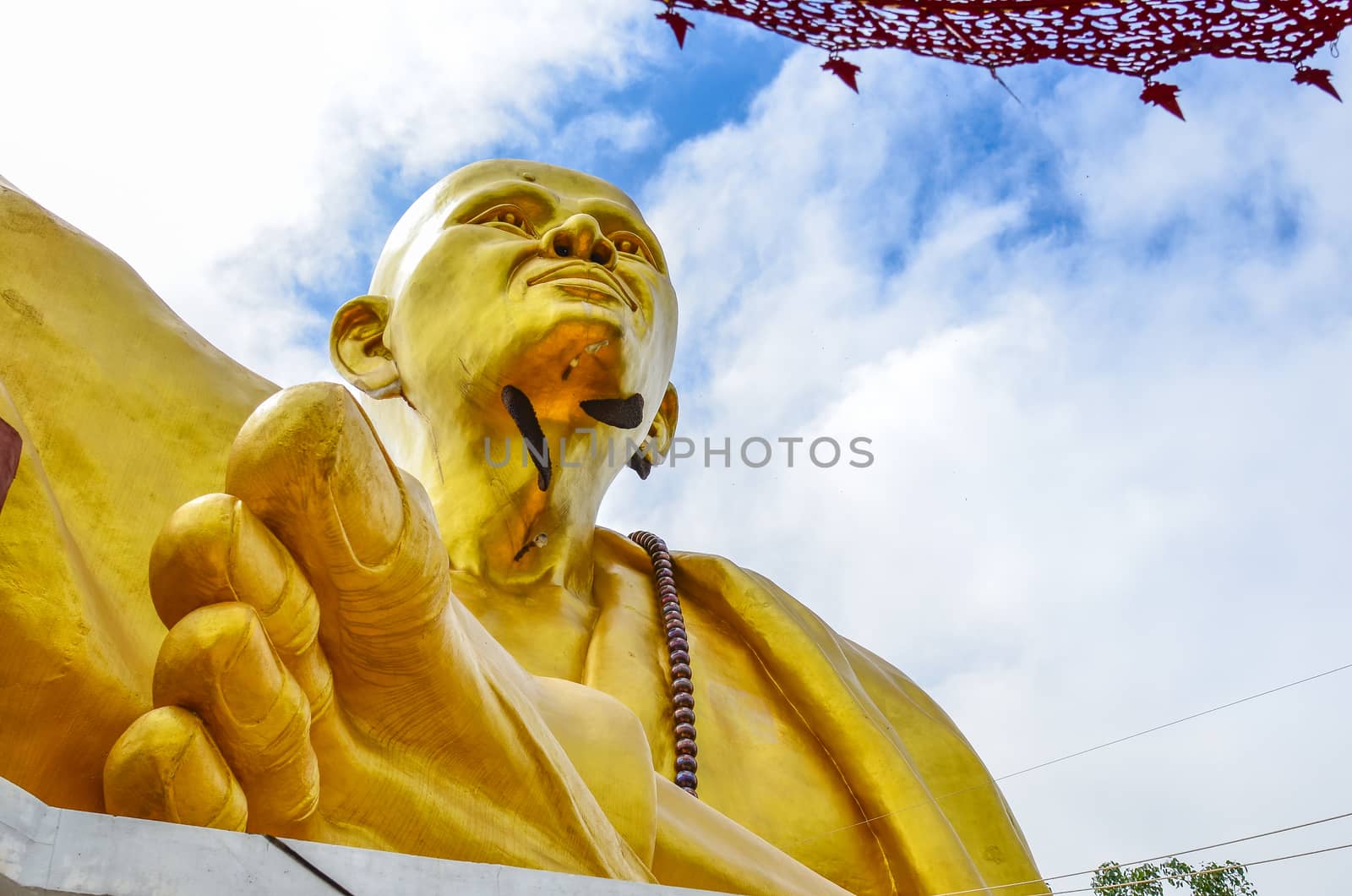 Lamphun big buddha in Thailand