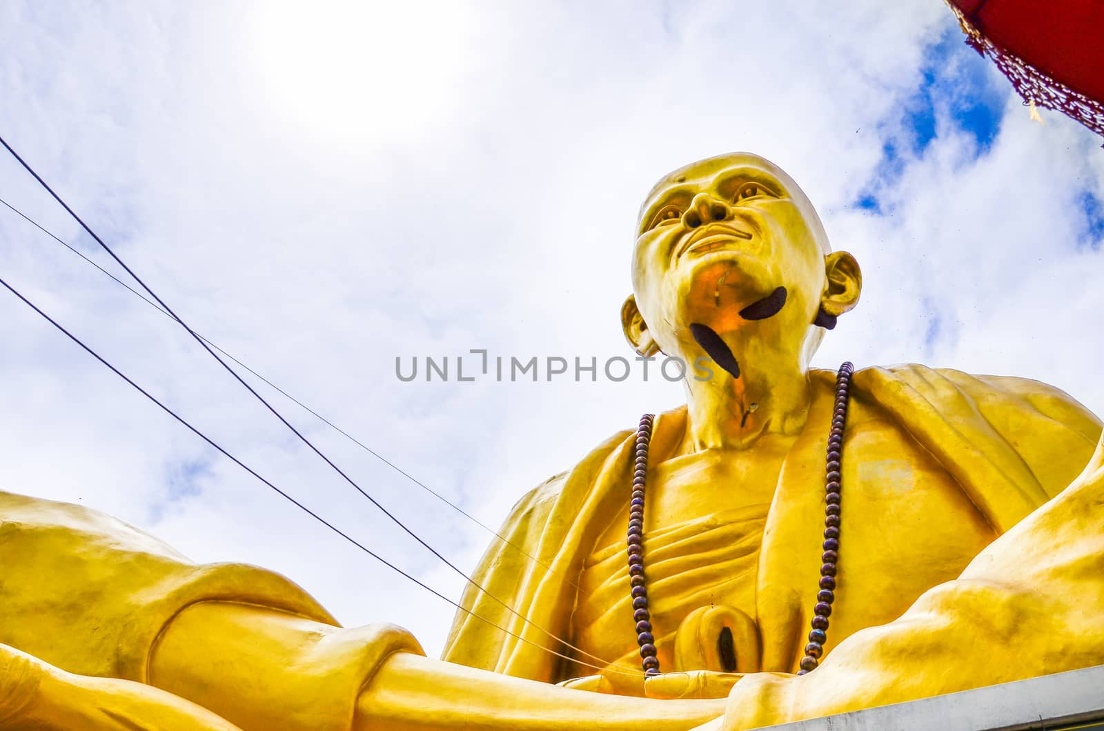 Lamphun big buddha in Thailand
