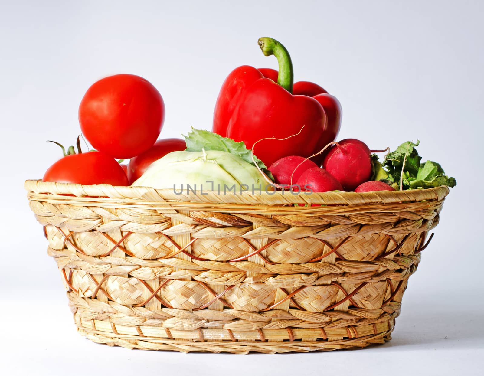 basket of vegetable