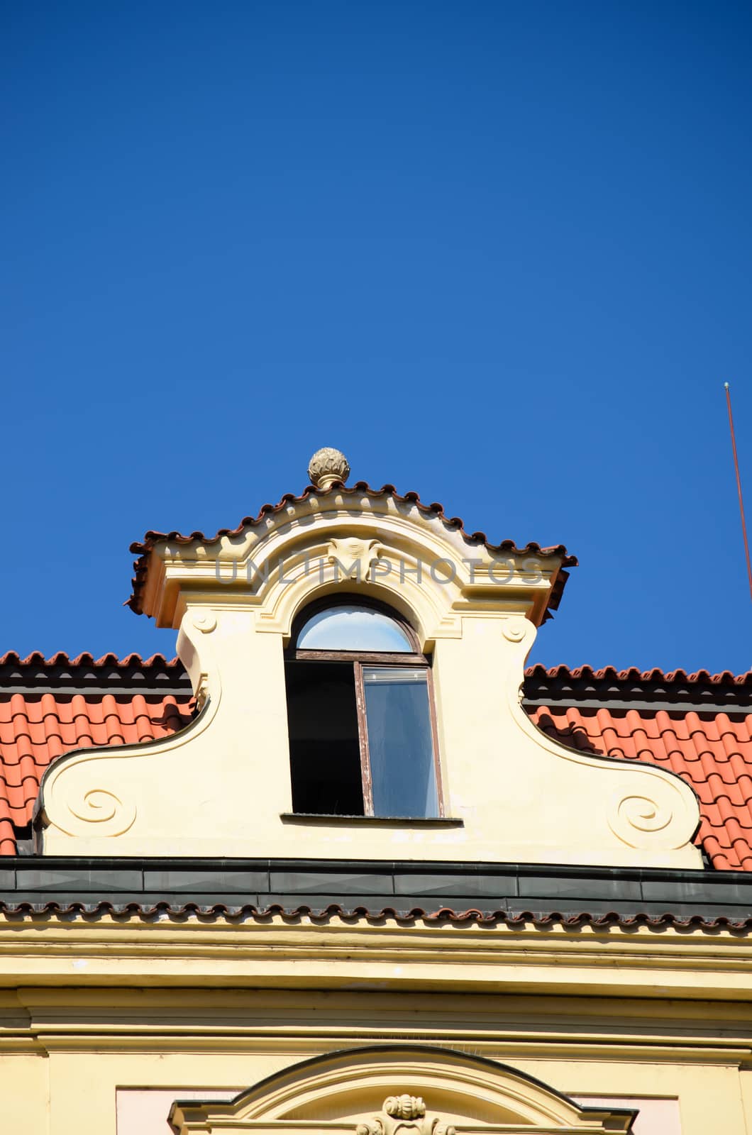 historical architecture in Prague, Czech republic