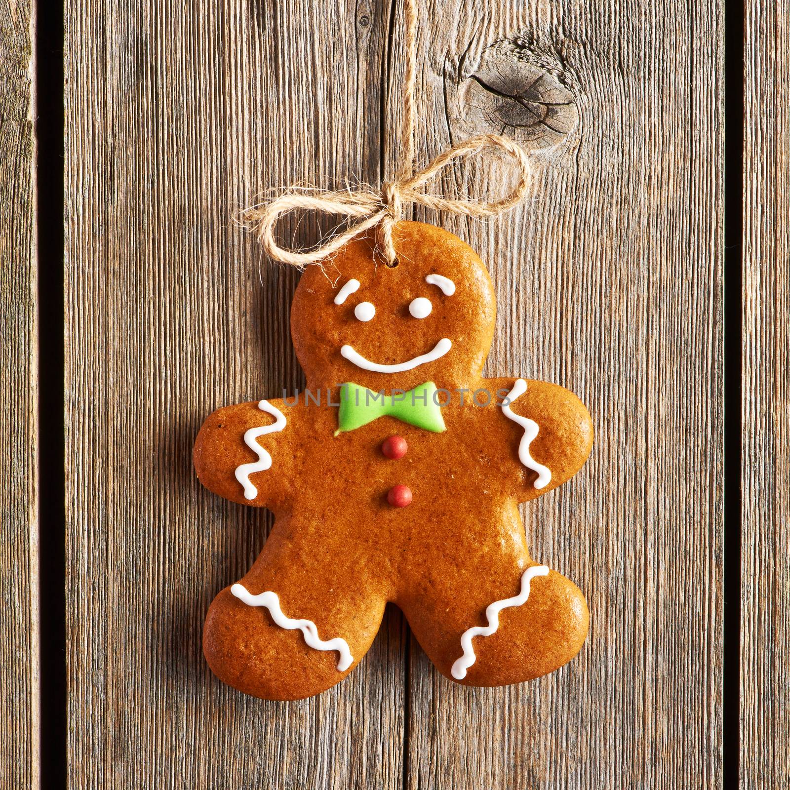 Christmas homemade gingerbread man cookie by haveseen