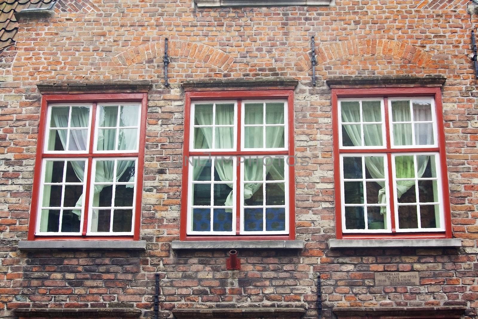 Brugge, Belgium. Old building 