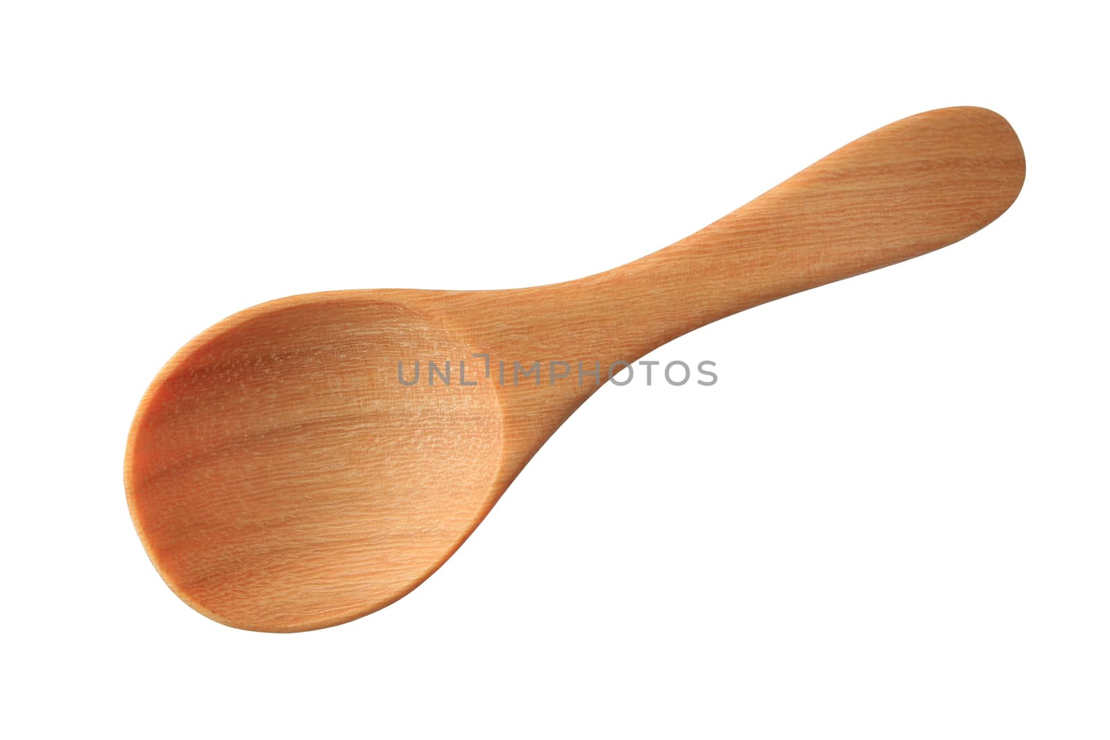 Wooden spoon isolated on a white background by foto76