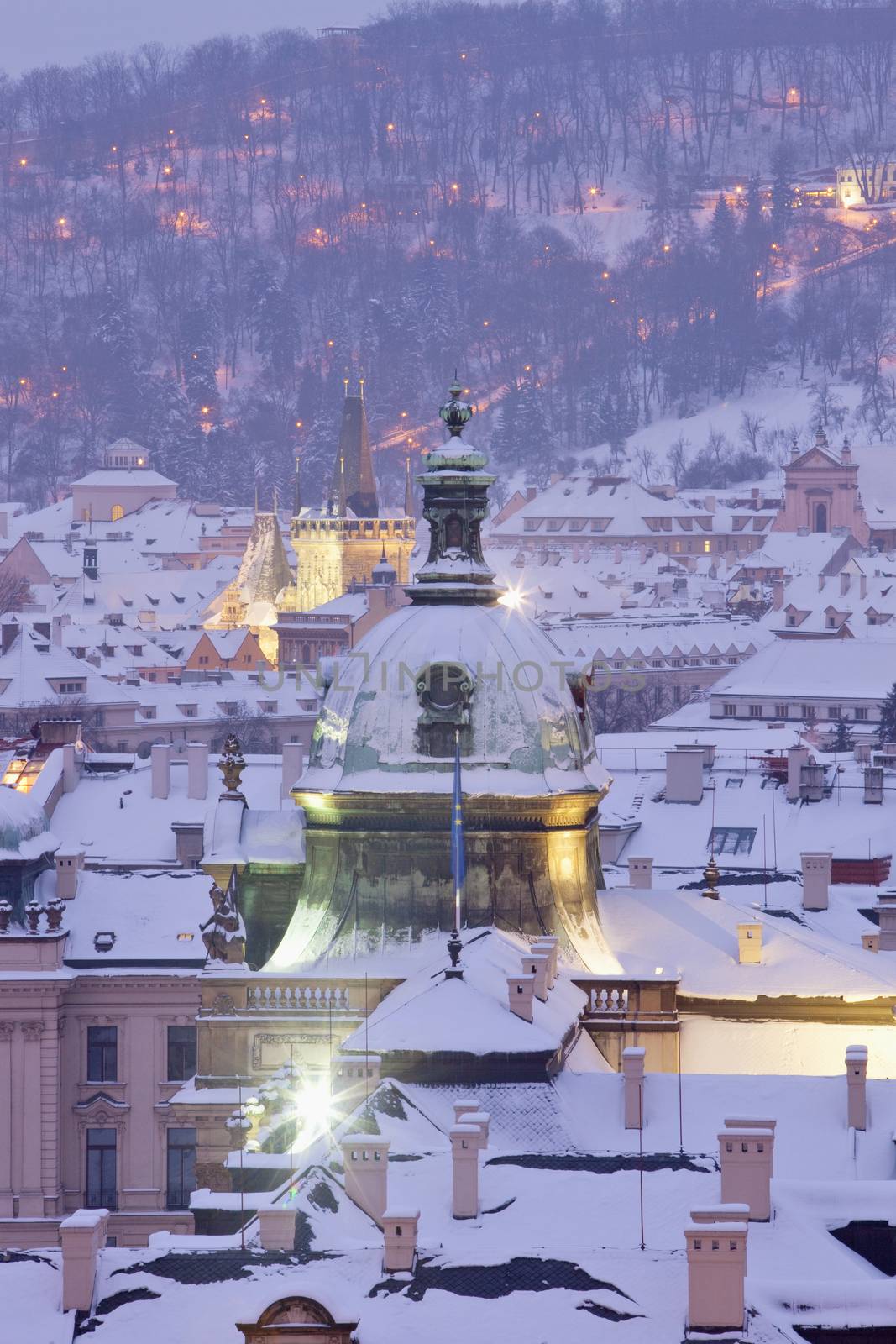 prague in winter by courtyardpix