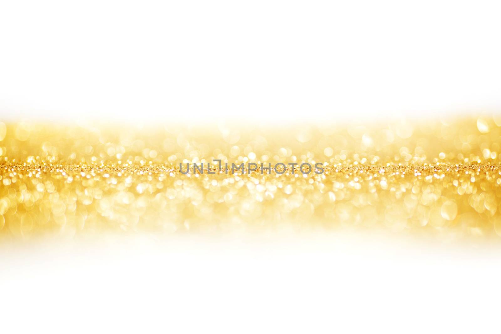 Abstract glitter bokeh holiday golden background