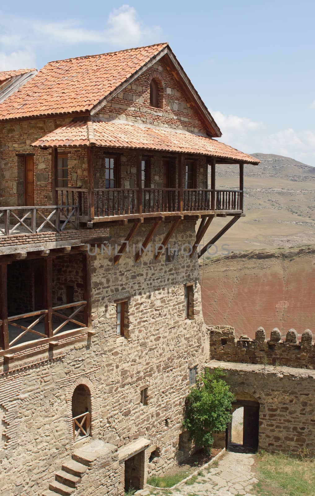 DAVID GAREDJI, GEORGIA - JULY 3, 2014: Cave Monastery David Garedji, one of the highlights of Kakheti on July 3, 2014 in Georgia, Europe