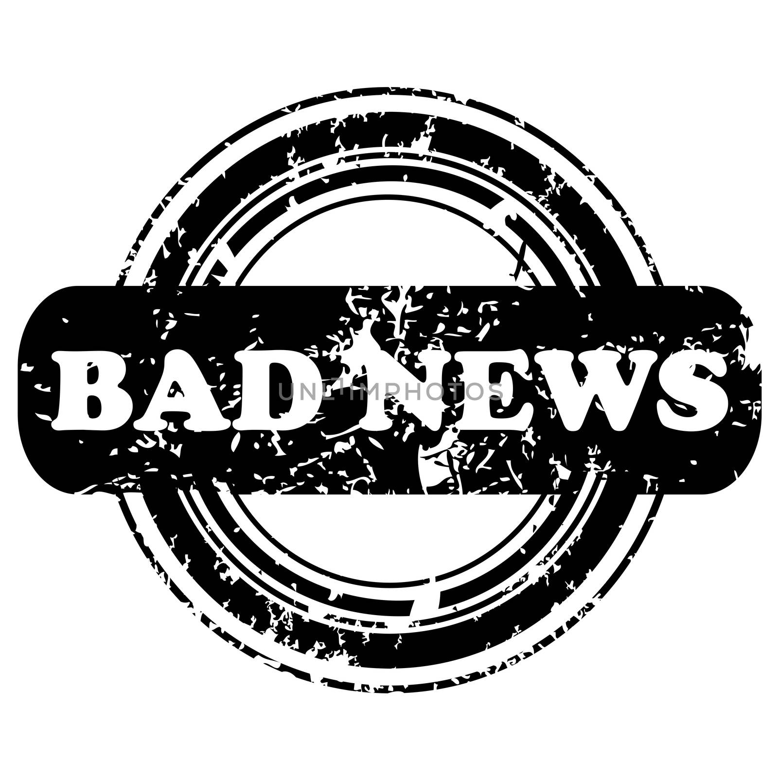 Bad news stamp