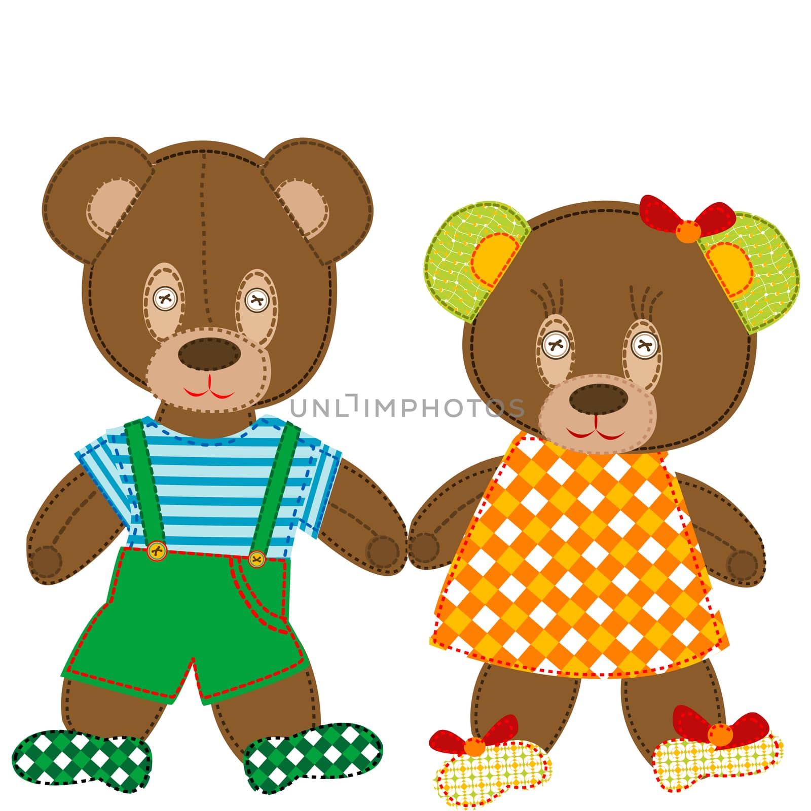 Cute teddy bears by hibrida13