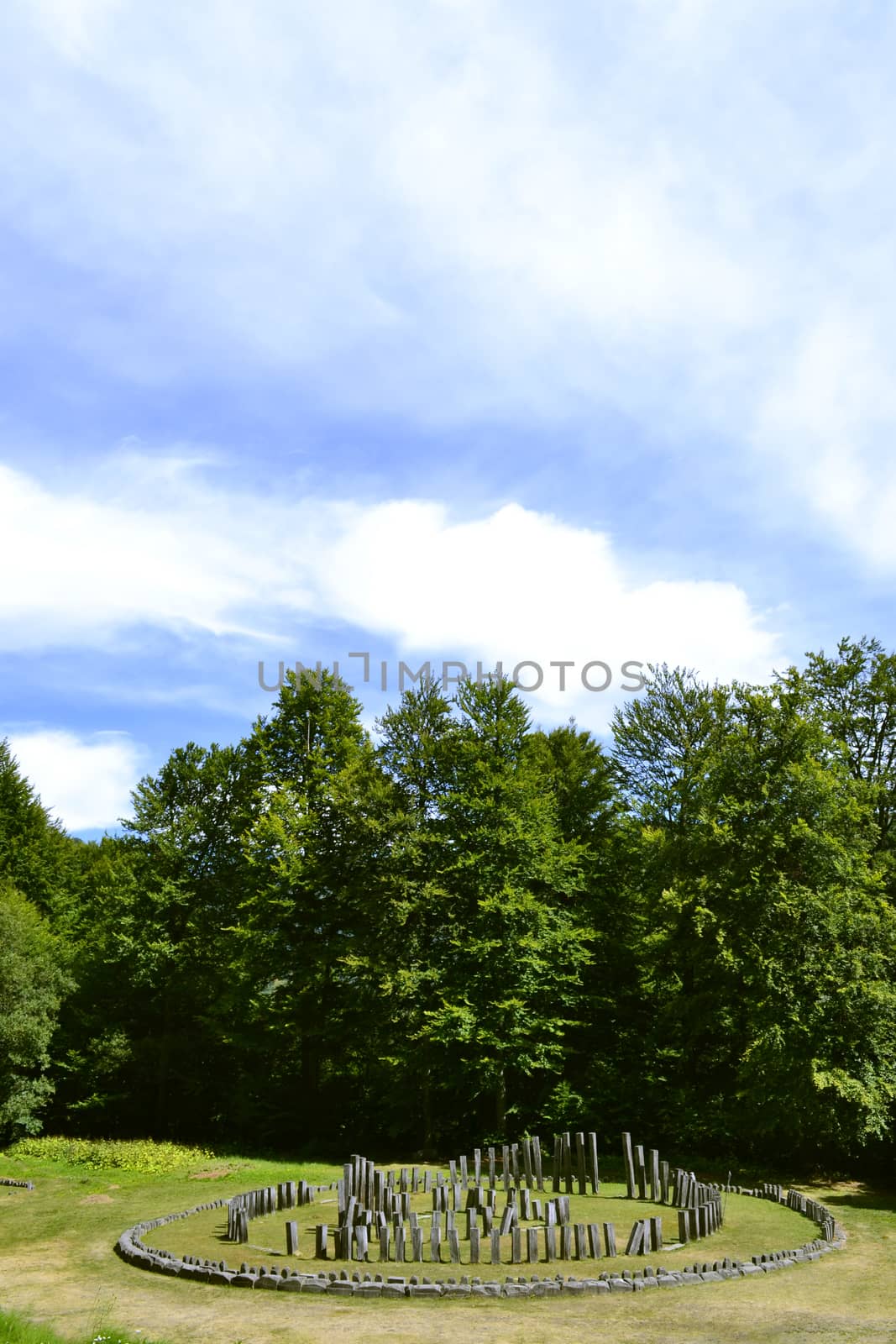 The ruins of Sarmizegetusa Regia, the capital of the Dacian kingdom