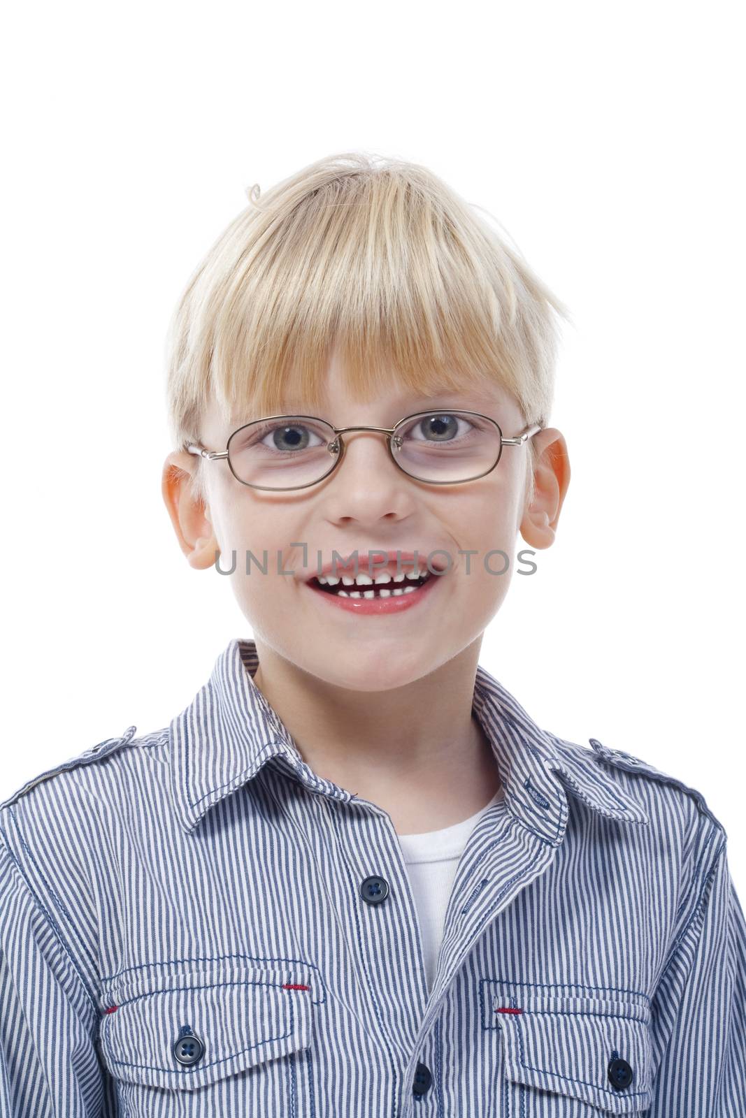 boy with glasses by courtyardpix