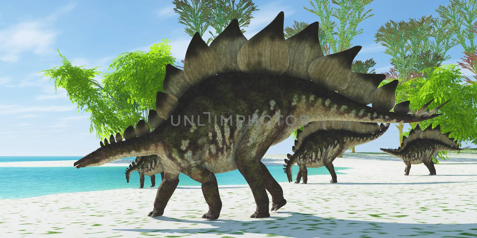 Stegosaurus Lake by Catmando