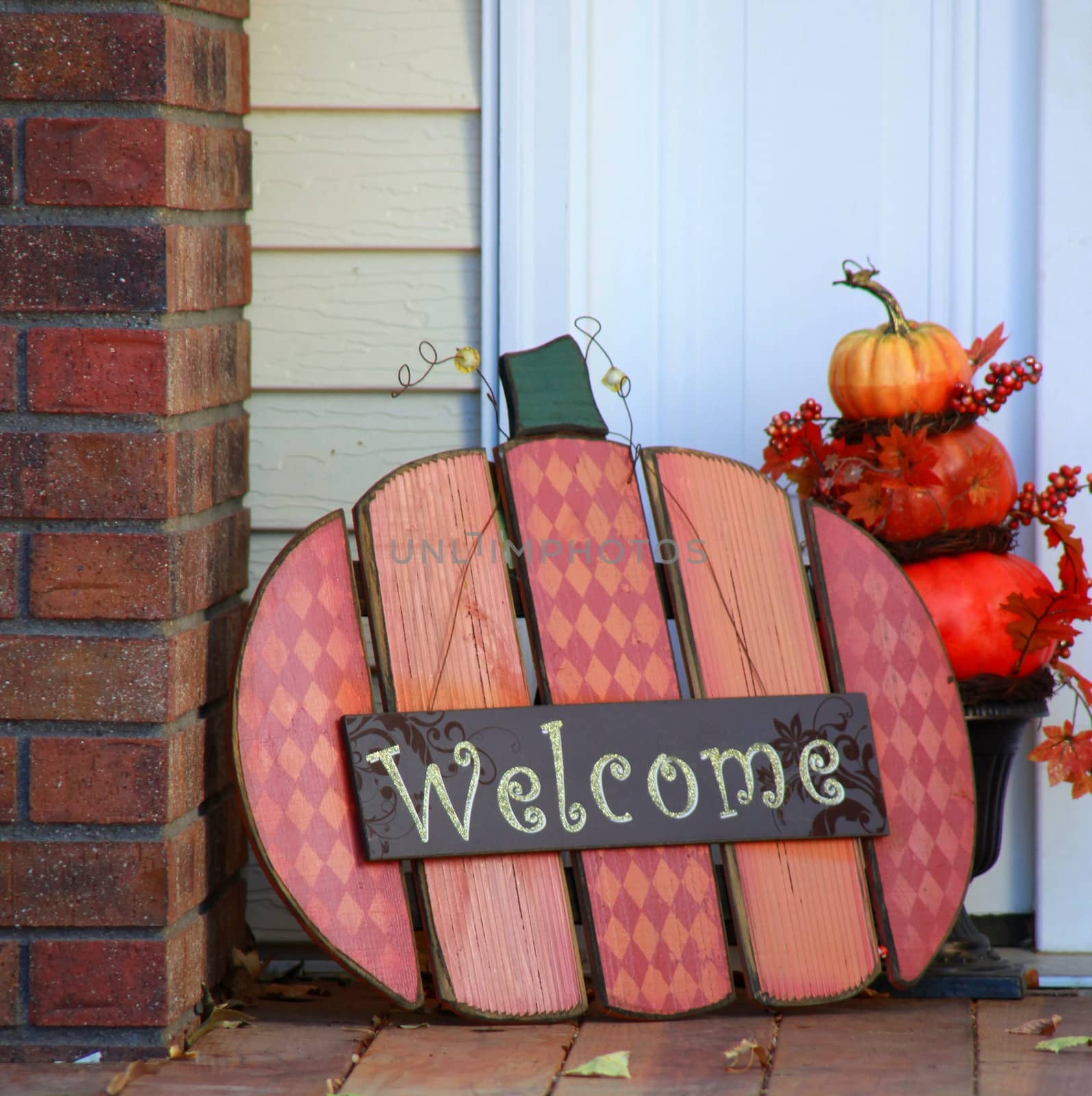 Halloween decoration on display outdoors.