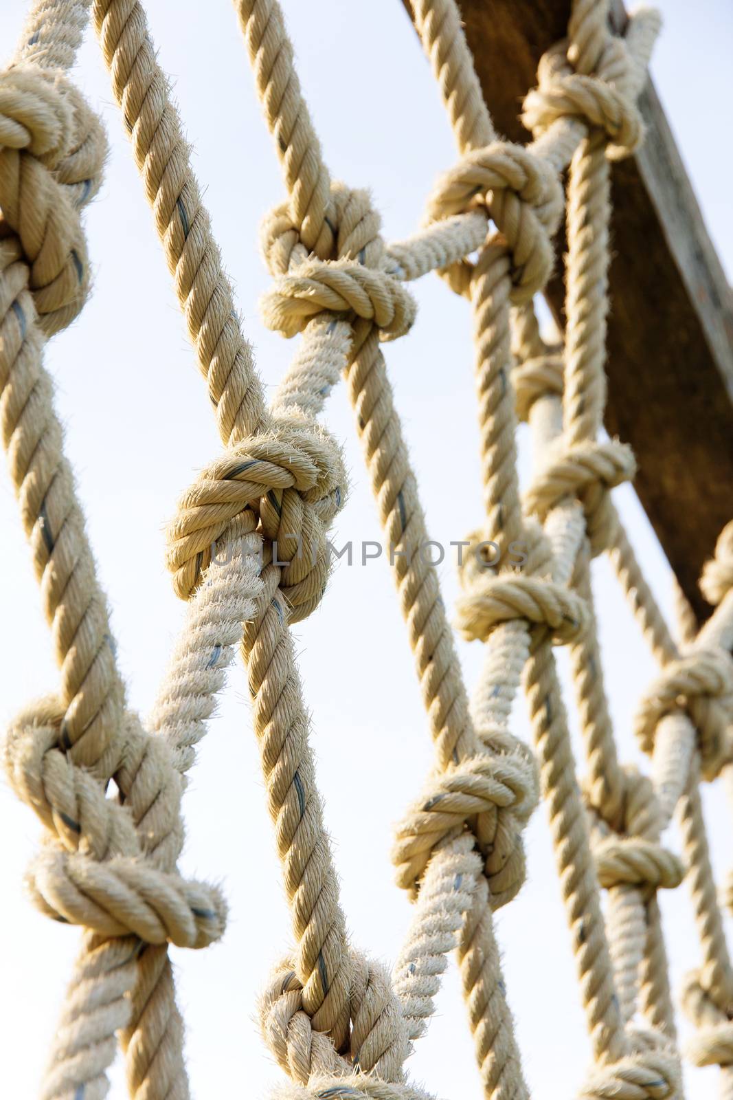 climbing ropes background