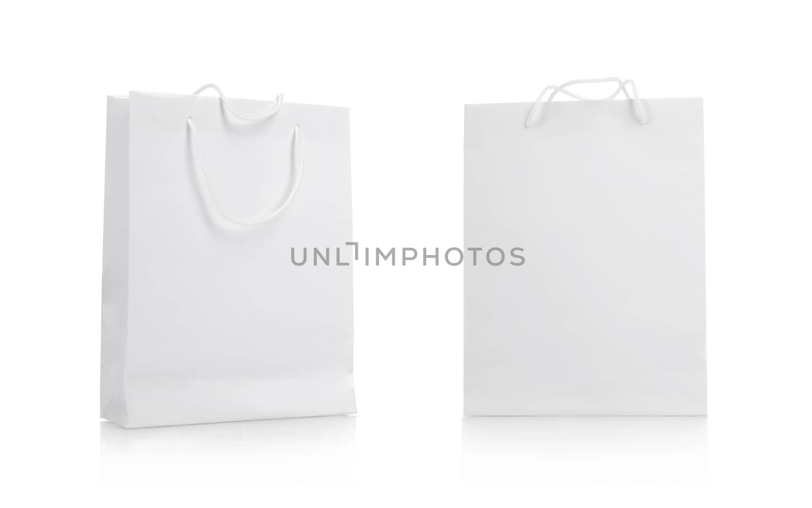 Shopping bag isolated on a white background