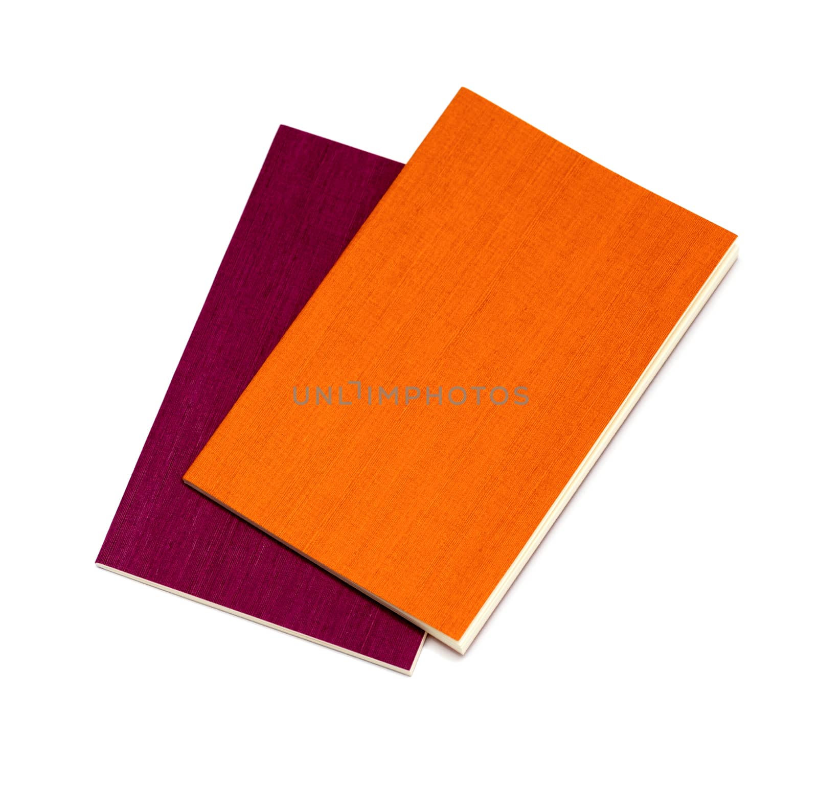 Mini pocket note book isolated on white background