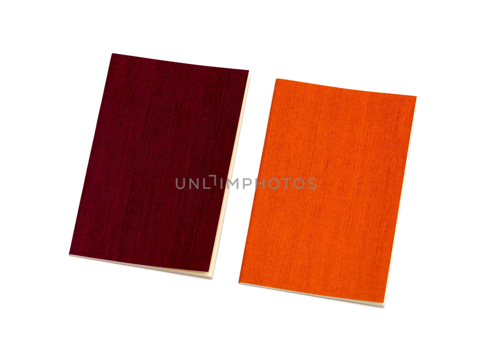Mini pocket note book isolated on white background