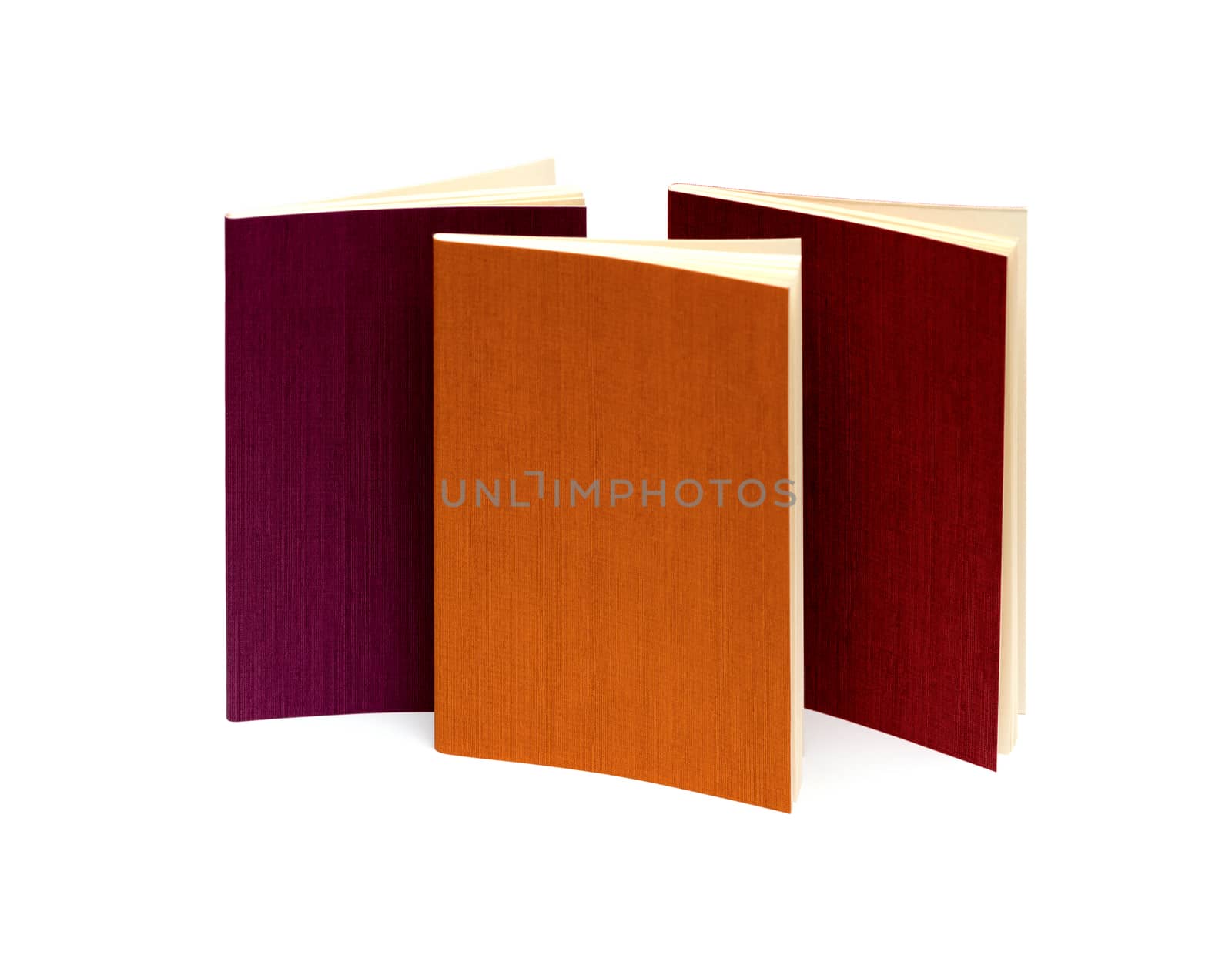 Mini pocket note book isolated on white background