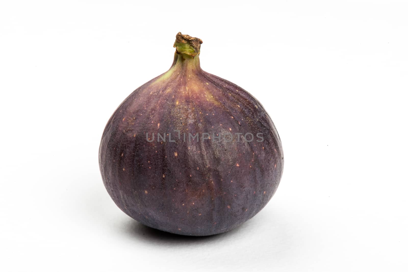 Collection of fresh ripe figs on white background