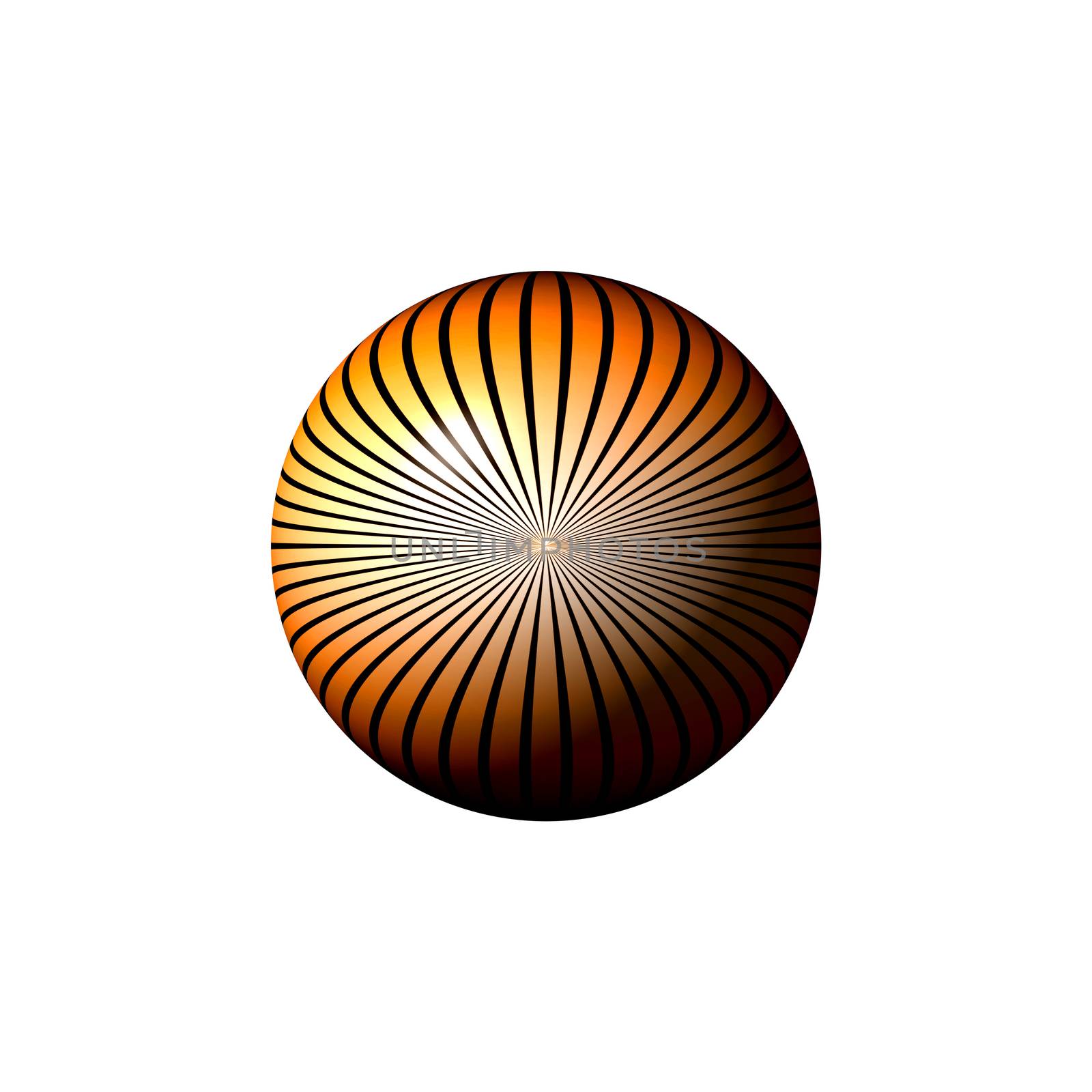 Orange Star Globe by hlehnerer