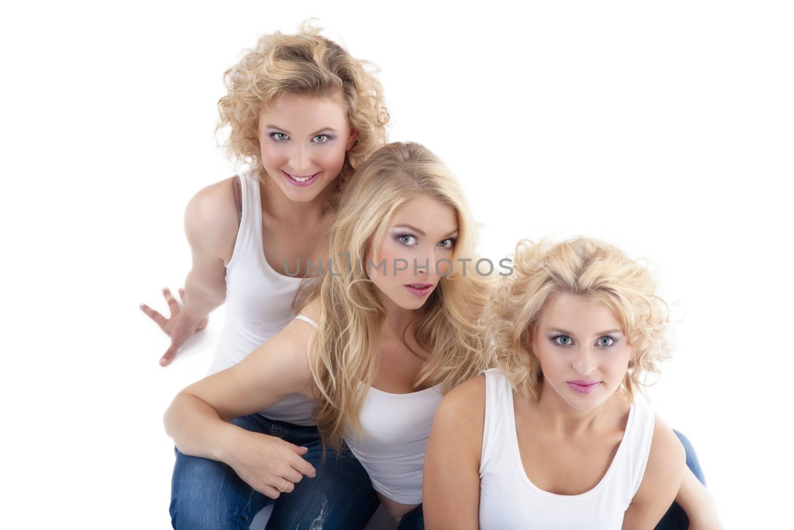 three young women by courtyardpix
