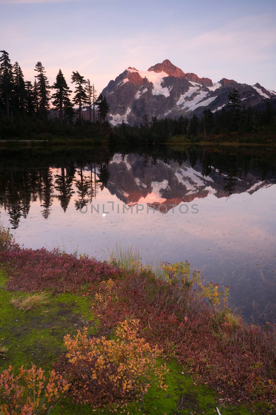 Mount Mt. Shuskan High Peak Picture Lake North Cascades by ChrisBoswell